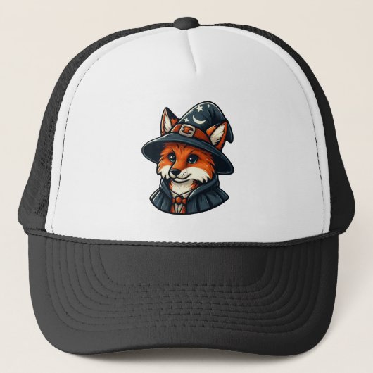 Magical Fox beroemd gemaakt door Wizard Fantasy Trucker Pet (Voorkant)