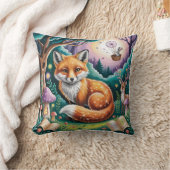 Magical Fox Forest Pillow Hoesje Kussen (Deken)