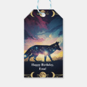 Magical Fox Happy Birthday Gift Labels Cadeaulabel (Voorkant)