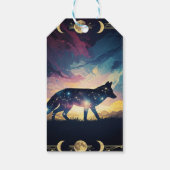 Magical Fox Happy Birthday Gift Labels Cadeaulabel (Achterkant)