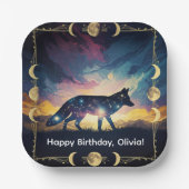 Magical Fox Party Borden Papieren Bordje (Voorkant)