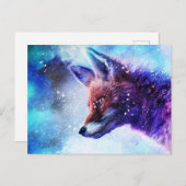 Magical Fox Spirit Animal Briefkaart (Voorkant / Achterkant)