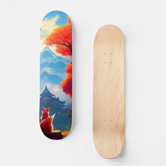 Magical Fox Story : Persoonlijk Skateboard (Voorkant)