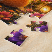 Magical Fox Wizard Jigsaw Puzzle Legpuzzel (Zijkant)