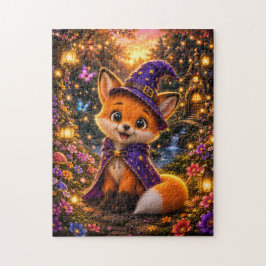 Magical Fox Wizard Jigsaw Puzzle Legpuzzel