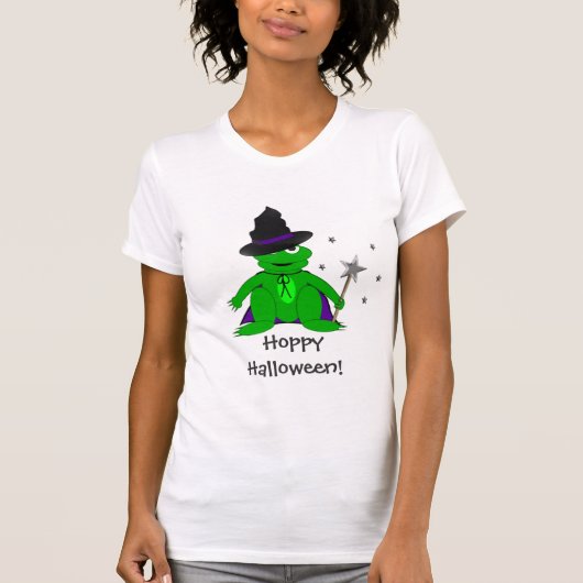 Magical Frog Hoppy Halloween Tshirt (Voorkant)