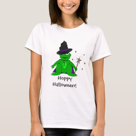 Magical Frog Hoppy Halloween Tshirt (Voorkant)