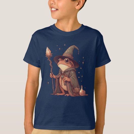 Magical Frog Wizard T-shirt (Voorkant)