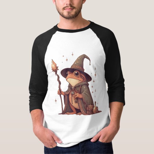 Magical Frog Wizard T-shirt (Voorkant)