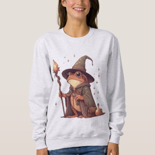 Magical Frog Wizard Trui (Voorkant)