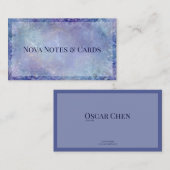 Magical Frozen Galaxy wintervorst Visitekaartje (Voorkant / Achterkant)