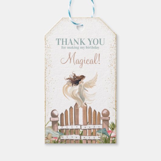 Magical Garden Fairy Gift Label Cadeaulabel (Voorkant)