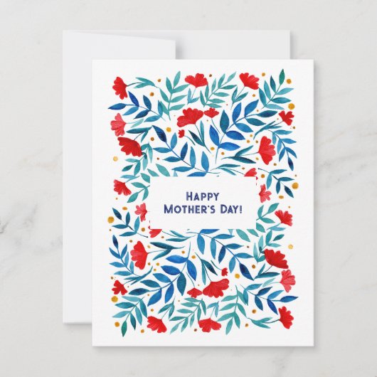 Magical Garden Moederdag Kaart (Voorkant)