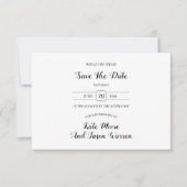 Magical Garden Wedding Save The Date (Voorkant)