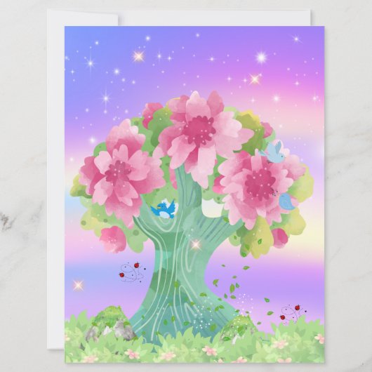 Magical Get Well Fairy Keepsake Letter For Kids (Achterkant)