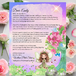 Magical Get Well Fairy Keepsake Letter For Kids