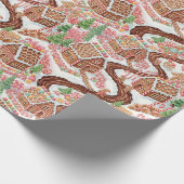 Magical Gingerbread Village Cadeaupapier (Hoek)