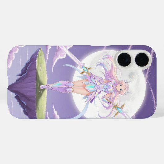 Magical Girl iPhone Case – Pastel Moonblade (Achterkant (horizontaal))