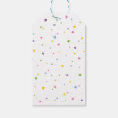 Magical Girly Unicorn & Stars Persoonlijk Cadeaulabel (Achterkant)