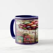 Magical Glowing Balloon Flower Mok (Voorkant links)