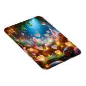 Magical Glowing Flowers Heart Garden  Magneet (Rechterzijde)