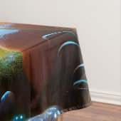 Magical Glowing Flowers Heart Garden  Tafelkleed (Voorbeeld)