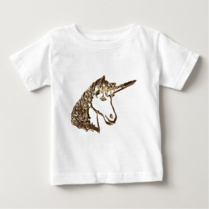 Magical Gold look Unicorn Portret