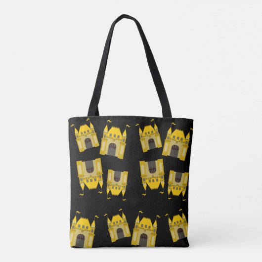 Magical Golden Castle Tote Bag (Achterkant)