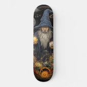 Magical Gothic Wizard Persoonlijk Skateboard (Voorkant)