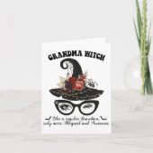 Magical Grandma Witch - Geweldige Halloween Witchy Kaart (Voorkant)