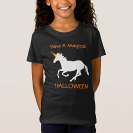 Magical Halloween Candy Corn Unicorn T-shirt