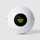 Magical Halloween Pumpkin Golf Balls Golfballen (Voorkant)