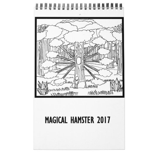 Magical Hamster 2017 Calendar Kalender (Hoes)