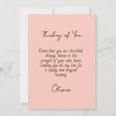 Magical Hands Heart Get Well Soon Healing Card Feestdagenkaart (Achterkant)