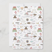 Magical Harry Potter and Hogwarts Baby shower Kaart (Achterkant)