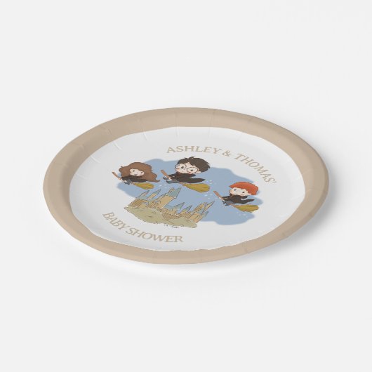 Magical Harry Potter and Hogwarts Baby Shower Papieren Bordje (Gekanteld)