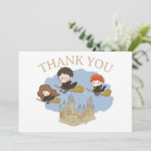 Magical Harry Potter and Hogwarts Thank You Bedankkaart (Staand voorkant)