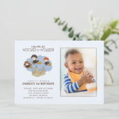 Magical Harry Potter en Hogwarts Birthday - Foto Kaart (Staand voorkant)