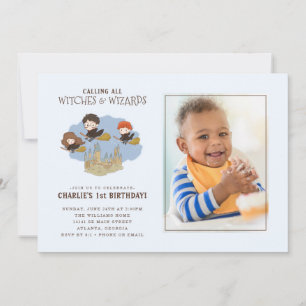 Magical Harry Potter en Hogwarts Birthday - Foto Kaart