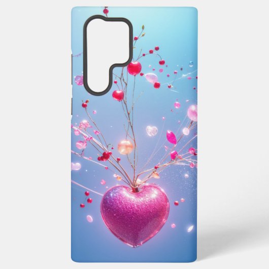 Magical Heart - Sparkling Love Tree Phone Case Samsung Galaxy Hoesje (Achterkant)