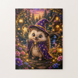 Magical Hedgehog Wizard Jigsaw Puzzle Legpuzzel