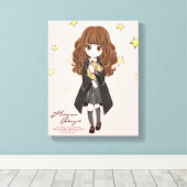 Magical Hermione Granger Waterverf Canvas Afdruk (Insitu (Houten vloer))