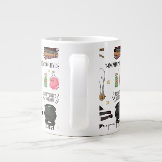 Magical Hermione Granger Waterverf Grote Koffiekop (Achterkant)