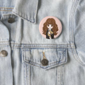 Magical Hermione Granger Waterverf Ronde Button 5,7 Cm (In situ)