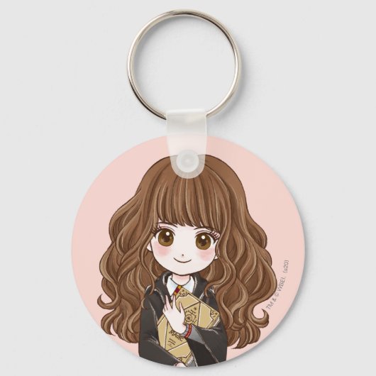 Magical Hermione Granger Waterverf Sleutelhanger (Voorkant)