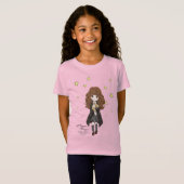 Magical Hermione Granger Waterverf T-shirt (Voorkant volledig)