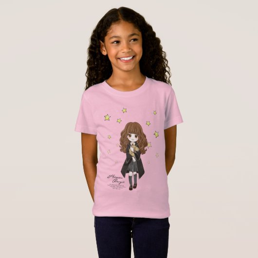 Magical Hermione Granger Waterverf T-shirt (Voorkant volledig)