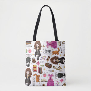 Magical Hermione Granger Waterverf Tote Bag