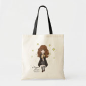 Magical Hermione Granger Waterverf Tote Bag (Voorkant)