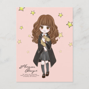 Magical Hermione Granger Waterverf Uitnodiging Briefkaart